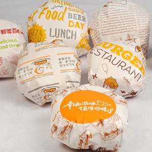 Papel Encerado de Grado Alimenticio para Impresión Flexográfica, Papel de Envoltura para Hamburguesas, Papel de Embalaje Antigrasa para Comida Rápida - Product Image 2