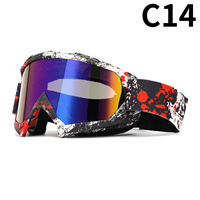 Nouvelles lunettes de motocross Lunettes de soleil de moto Homme Masque VTT Quad Protection contre le vent Ski Cyclisme Course Lunettes tout-terrain