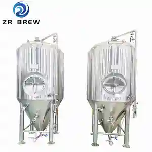 Fermentadores 2000l Fermentador China Fornecedores 500l 1000l 1500l 2000l Micro sistema de cervejaria artesanal Fermentadores para cervejaria artesanal B