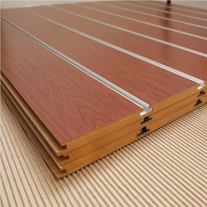 Panel de pared <span class=keywords><strong>Mdf</strong></span> Panel de pared Slatwall Display Slat Wall <span class=keywords><strong>Mdf</strong></span> Sheet con ranura <span class=keywords><strong>Mdf</strong></span> ranurado de melamina - Product Image 5