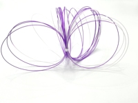 Corde de raquette de badminton violet et blanc de haute qualité Corde de badminton hautement élastique