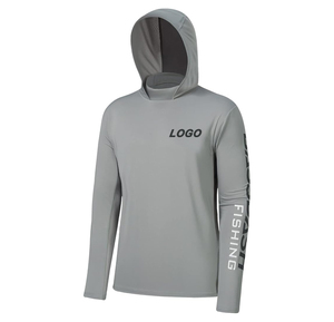 เสื้อยืดตกปลาระบายอากาศได้ดีสำหรับผู้ชายเสื้อตกปลา UPF50กันแดดป้องกันรังสียูวีพิมพ์ซับลิเมชันออกแบบได้ตามต้องการ - Product Image 2