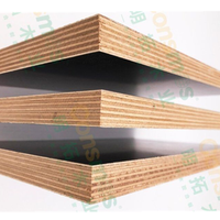 Film phénique léger à face avec colle rouge Wbp, 10g, 18mm, pour la construction de linyi acos