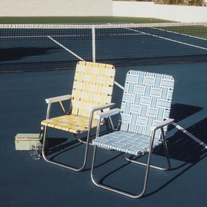Portable Folding Modern Polyester Fabric Lightweight Webbing <b>Beach</b> <b>Chairs</b>-100kg Capacity School & Hotel Use Outdoor Furniture - Product Image 4