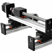 Mesa motorizada de 3 ejes lineales XYZ, sistema de posicionamiento multieje, guía de riel personalizable, PLC, rodamientos, sistema de refrigeración