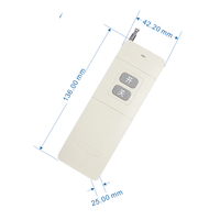 Código de aprendizaje del fabricante EV1527 CE 1/2/4/6/8/12 Control remoto de botones múltiples para cortina YET2116