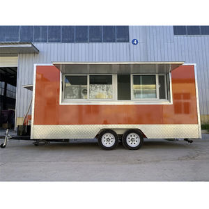 Remolques de barra móvil estándar de EE. UU. Multifunción Food Boutique Cinema Wedding Flower Cart Mobile Stage Trailer - Product Image 2