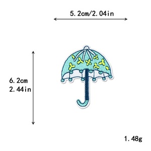 Vendita all'ingrosso stravagante ricamo ragazza dei cartoni animati per stirare patch per capelli <span class=keywords><strong>asciugacapelli</strong></span> mongolfiera fai da te cappelli di abbigliamento zaini - Product Image 4
