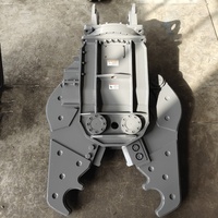 RIBETTER Cisaille hydraulique innovante monocylindre pour pelle hydraulique, outil de démolition rotatif, garantie 1 an pour 5-8t