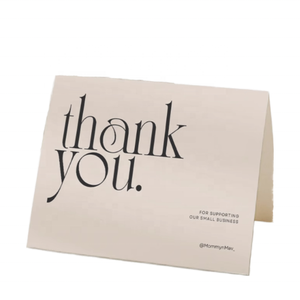 <span class=keywords><strong>Carte</strong></span> <span class=keywords><strong>de</strong></span> remerciement en papier cuivré <span class=keywords><strong>de</strong></span> luxe avec impression personnalisée vêtements <span class=keywords><strong>carte</strong></span> pliante après-vente <span class=keywords><strong>carte</strong></span> cadeau compagnon d'<span class=keywords><strong>anniversaire</strong></span> - Product Image 1
