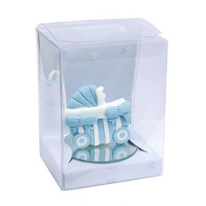 Lazos Azul Claro para Decoración de Fiestas en Carritos de Bebé - Product Image 2