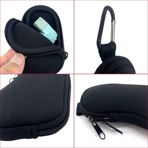 Custom Neoprene Asthma Inhaler <strong>Holder</strong>, Protective Portable Travel <strong>Handy</strong> Holster, Lightweight Carrying Case with Carabiner Clip - Product Image 6