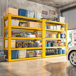 Étagère de <span class=keywords><strong>garage</strong></span> métallique OEM durable à 5 niveaux, réglable, grande capacité, pour le stockage de pneus en entrepôt - Product Image 5