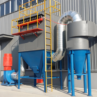 Nouveau système de dépoussiérage cyclonique industriel, équipement d'évacuation des fumées, haute efficacité 99,99 %, 6000 m³/h, acier au carbone