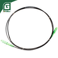 Cable de Fibra Óptica FTTH Geteknet de 10M 50M 100M 60 Metros, Mini SC, Fibra Óptica, Interior/Exterior, Monomodo, Simplex