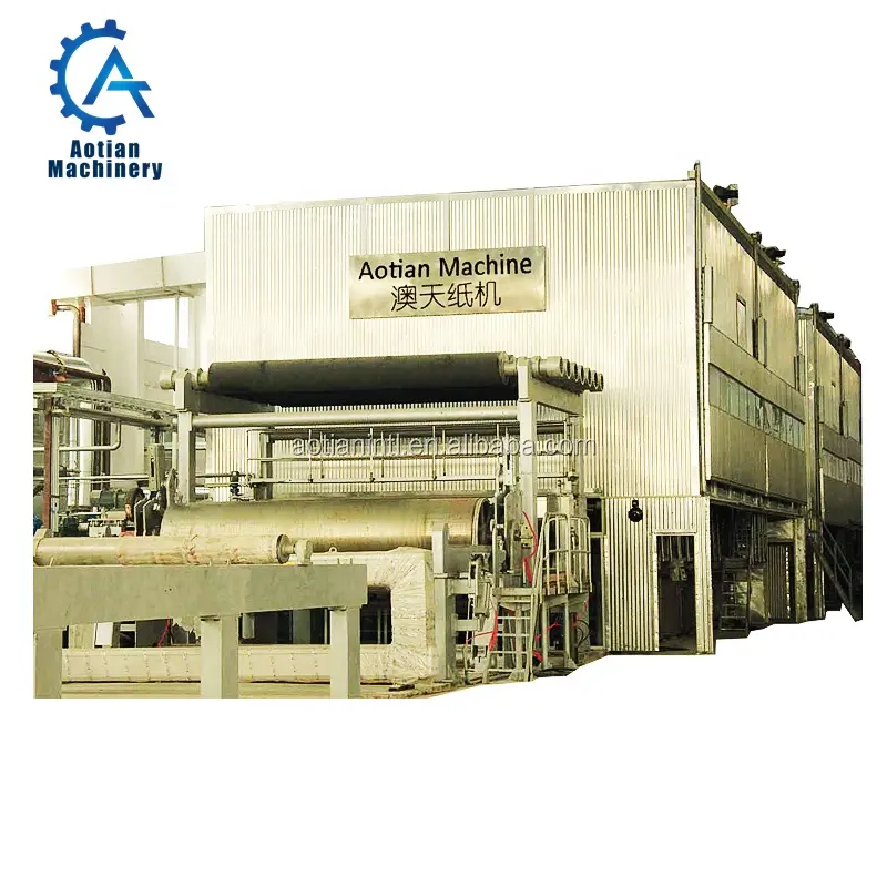 Machines de fabrication de papier kraft largeur de papier 3800 mm pour machines de fabrication de produits en papier