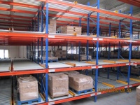 Estante de flujo de paleta de rodillos de alta densidad industrial
