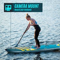 FIVE LAKE Five-12 Planche à pagaie gonflable (SUP) de 11 pieds certifiée CE, capacité de 430 livres, accessoires de sports nautiques portables