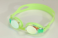 Nouvel ensemble de lunettes de natation pour enfants au design de dessin animé, en silicone souple, avec monture transparente réglable, étanche, anti-buée, protection UV, écologique