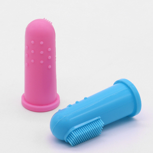OEM Dental Care Silicone 360 Degree Puppy <strong>Pet</strong> Dog <strong>Tooth</strong> <strong>Brush</strong> Finger Toothbrush Kit with Soft Bristles for <strong>Teeth</strong> Cleaning - Product Image 2