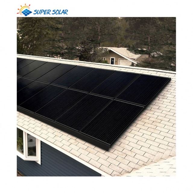 Factory Wholesale Full Black PERC Half Cell Solar Panel