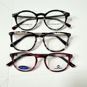 Montures de <span class=keywords><strong>lunettes</strong></span> en acétate légères et confortables de haute qualité, assortiment en gros, stock disponible, tendance, pour unisexe - Product Image 6