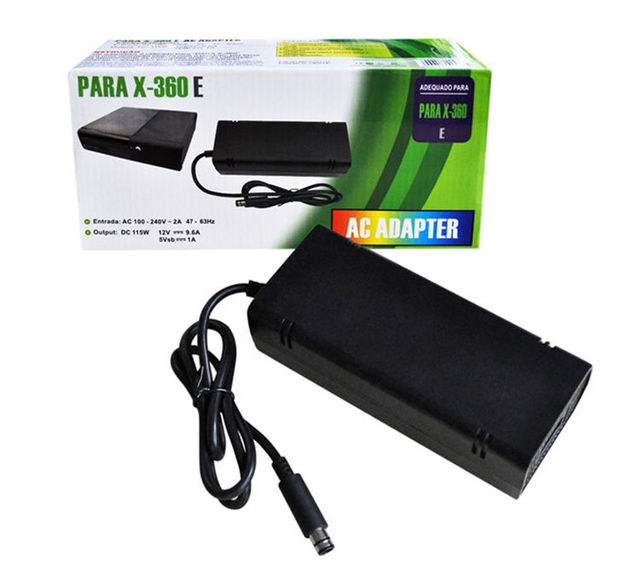 For XBOX 360 E Power Supply Adapter Thin Fire Bull Fire for XBOX360 Game Accessories