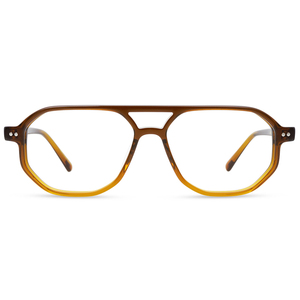 New Double-beam Art Retro tấm khung siêu nhẹ nam giới và phụ nữ phổ quát kính cận thị khung ánh sáng sang trọng - Product Image 5