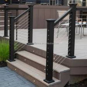 ราวจับสแตนเลสสำหรับติดราวบันไดสายเคเบิลทั้งด้านบนและด้านข้าง - Product Image 4