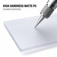Feuille de polycarbonate PC translucide mate ignifuge UL94 V2, film diffuseur haute clarté pour panneau de commande