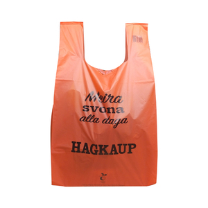 Sac à provisions personnalisé en plastique HDPE pour t-shirt et gilet - Product Image 5