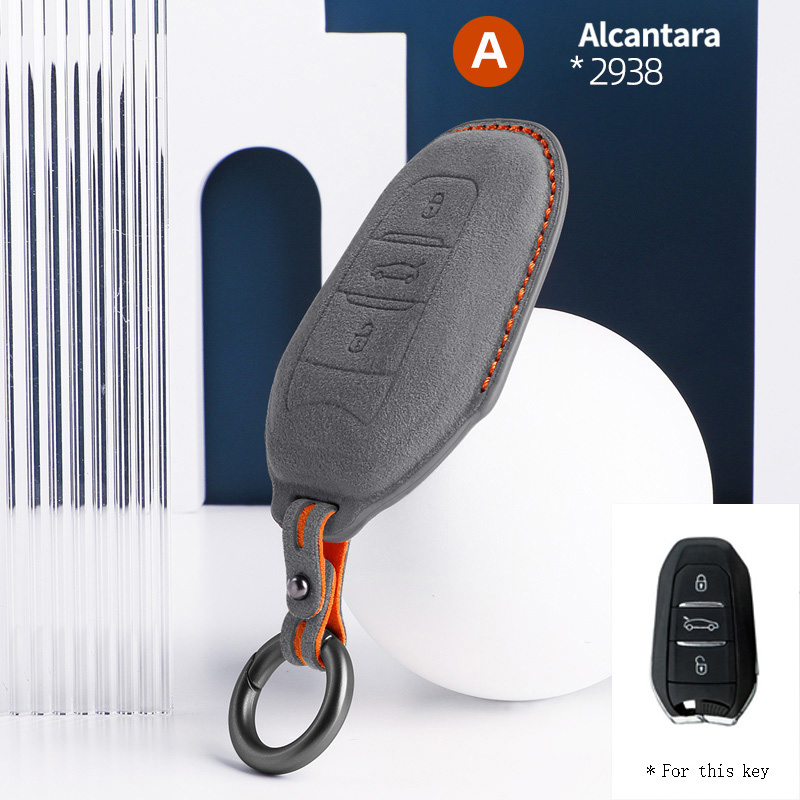 #2938 Grigio scuro+cuciture arancioni
