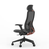 Chaise de bureau exécutive contemporaine KOHO à dossier haut en maille, chaise de patron certifiée BIFMA EN 1335 GREEN GUARD, accoudoirs 4D en PU, vente en gros