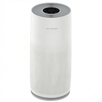 Purificateur d'air HEPA H13 de haute qualité 350 m³/h CADR Moteur DC à faible bruit pour la maison, le salon, le bureau avec capteur PM2.5