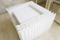 Ensemble de meubles pliants d'intérieur sur mesure en acier de haute qualité avec ressorts ensachés, canapé-lit modulaire compressé et chaise