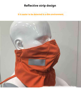 Máscara Facial para Bomberos Forestales, Protector de Cuello de Aramida Ignífuga, Capucha Resistente al Humo y Altas Temperaturas, Máscara Respiratoria para Incendios Forestales - Product Image 2