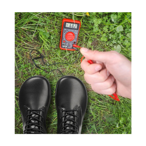 Sole conduttivo aziendale con messa a terra a piedi nudi <span class=keywords><strong>scarpe</strong></span> a Zero gocce in pelle vegana per eliminare l'elettricità statica per <span class=keywords><strong>scarpe</strong></span> da ufficio - Product Image 2