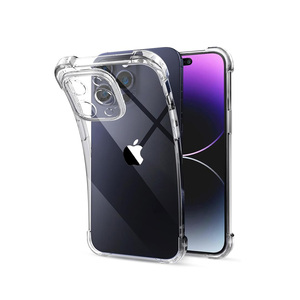เคสโทรศัพท์กันกระแทกสี่มุม TPU สำหรับ iPhone 18 17 Air 16 15 14 Plus 13 12 11 Pro Max XS Mini  แบบใส - Product Image 1