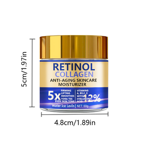 Crème hydratante pour le visage au rétinol et au collagène, marque privée OEM, 60 g, hydratant raffermissant anti-âge avec acide hyaluronique - Product Image 2