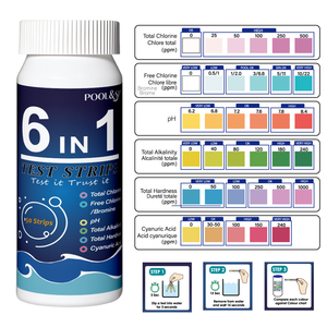 REYKON 6 in1 Haushalts testkit für Camping im Freien Trinkwasser Pool Bad <span class=keywords><strong>Stream</strong></span> Leitungs wasser qualität für <span class=keywords><strong>Test</strong></span> geräte - Product Image 4