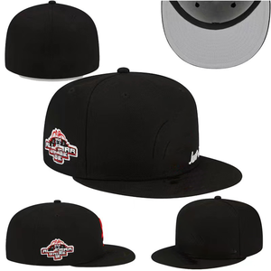 Nouvelle Casquette de Baseball Ajustée Personnalisée pour Homme, Style 6 Panneaux à Visière Plate, Broderie Era - Product Image 5