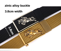 Vente en gros Nouveau pour hommes Ceinture extensible pour colonne vertébrale Ceintures de gréement pour hommes Jeans d'extérieur réglables à dégagement rapide Ceintures en tissu d'affaires