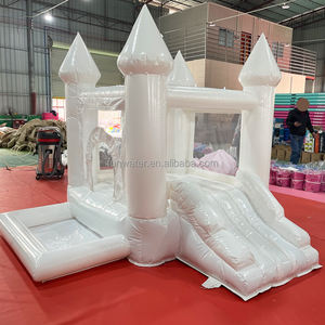 2024 recién llegados Castillo hinchable <span class=keywords><strong>saltarin</strong></span> Air Bouncer al aire libre trampolín blanco inflable Castillo hinchable para niños - Product Image 1
