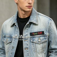Porte-clés personnalisé avec logo brodé, patch 3D en PVC, breloques de sac en caoutchouc brodé, chaîne à billes métallique, accessoires de vêtement écologiques