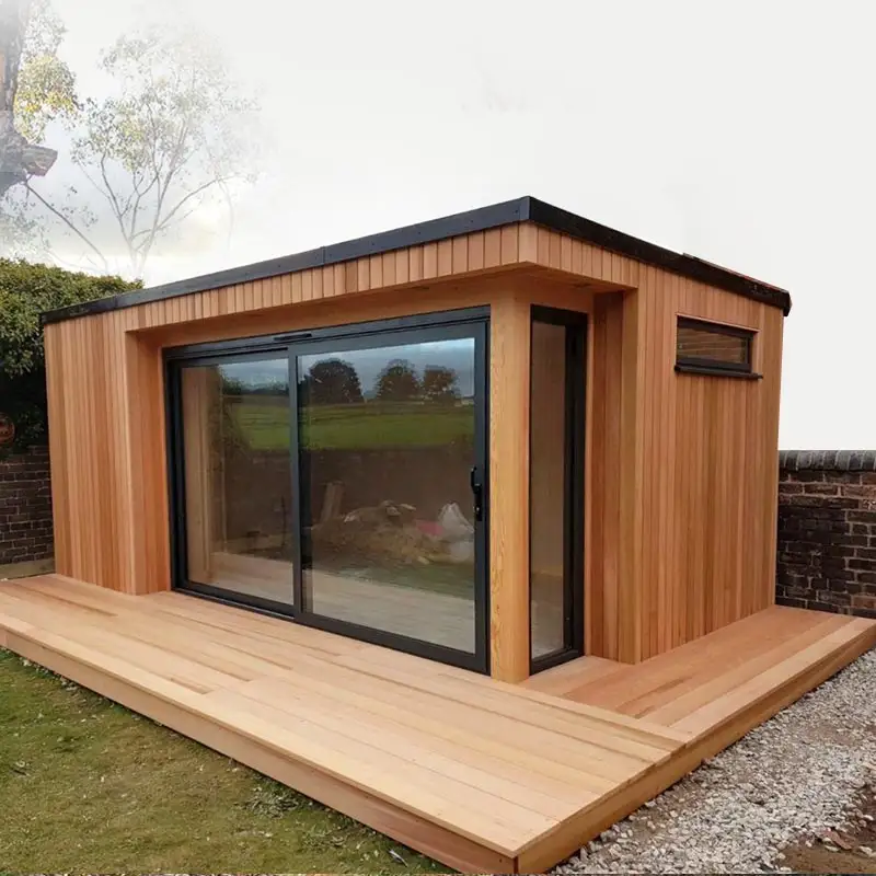 Deepblue Smarthouse pequeño prefabricadas jardín dise � o estudio de casa de campo