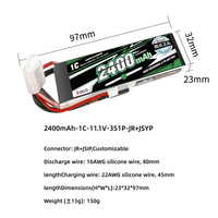 Batterie LiPo ACE 1C à faible décharge 6.6V 7.4V 11.1V 5000mAh-11000mAh Batterie au lithium polymère pour RC UAV