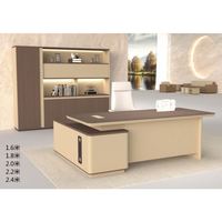 Ensemble bureau et chaise de direction moderne et simple pour ordinateur