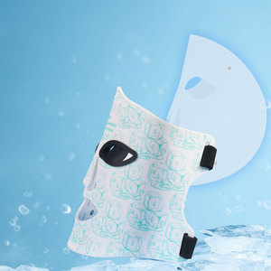 OEM cute cartoon cat PDT <b>mask</b> flexible foldable silicone cold compress red light facial <b>mask</b> digital remote full accessory set - Product Image 1