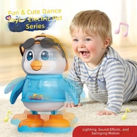 Jouet électrique pour bébés, pingouin éducatif qui chante, danse et s'illumine en se balançant