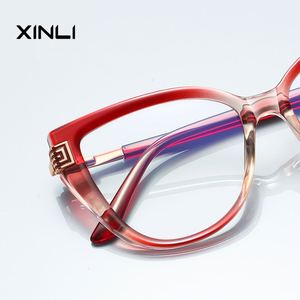 Gafas Ópticas Progresivas XINLI 2259 con Protección Anti-Luz Azul, Diseño Ojo de Gato, Montura Completa TR, para Todas las Formas de Rostro, Uso Diario - Product Image 3